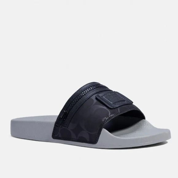 NWT COACH FLIP FLOP MIDNIGHT NAVY COACH STYLE # C8838 Coach | Shoes | Flip Flop In Signature Canvas | Poshmark main image 2